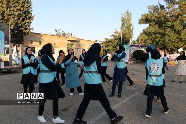 بازی‌های بومی محلی و اردویی اعضای دختر اردوی قطب 5 آذربایجان غربی
