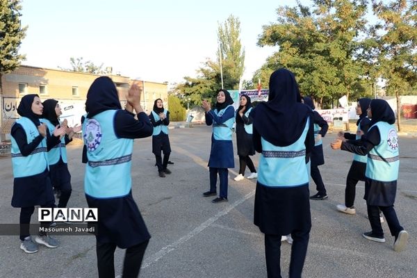 بازی‌های بومی محلی و اردویی اعضای دختر اردوی قطب 5 آذربایجان غربی