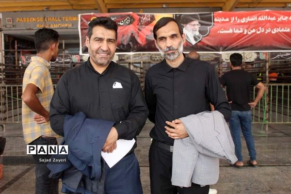 بازدید مدیر سازمان دانش‌آموزی خوزستان از موکب اربعینی آموزش و پرورش استان در پایانه مرزی شلمچه