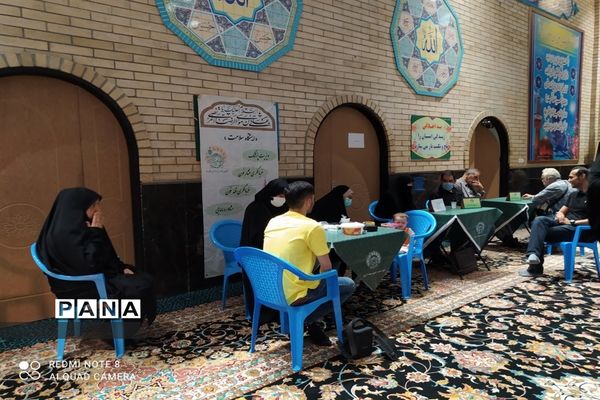 حضور خدام امام رضا در مسجد امام جعفر صادق (ع) منطقه ۱۳