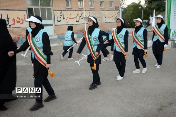 اختتامیه اردوی اعضای دختر سازمان دانش‌آموزی قطب 5 آذربایجان غربی