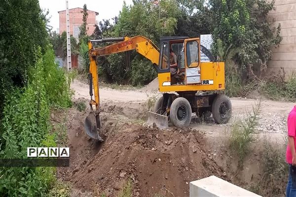 افتتاح پل بتنی در محمودآباد