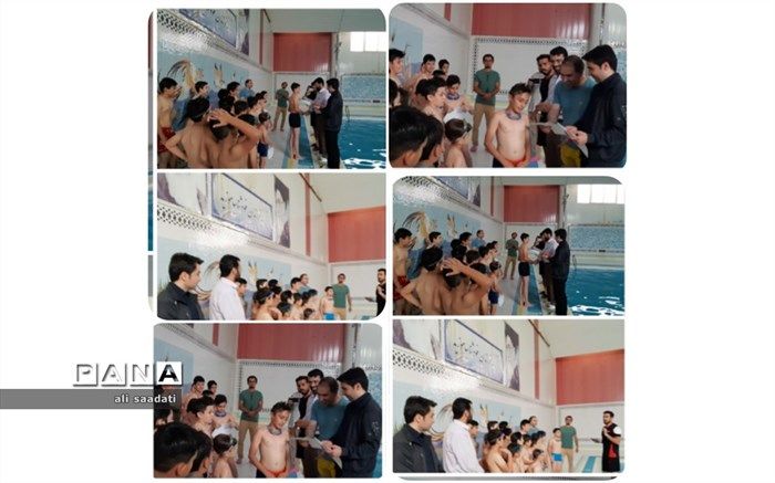 برگزاری مسابقات شنای دانش‌آموزی در شهرستان کلات
