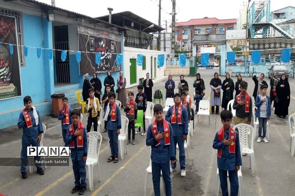 نواختن زنگ مانور بازگشایی مدارس شهرستان محمودآباد همزمان با سراسر استان مازندران