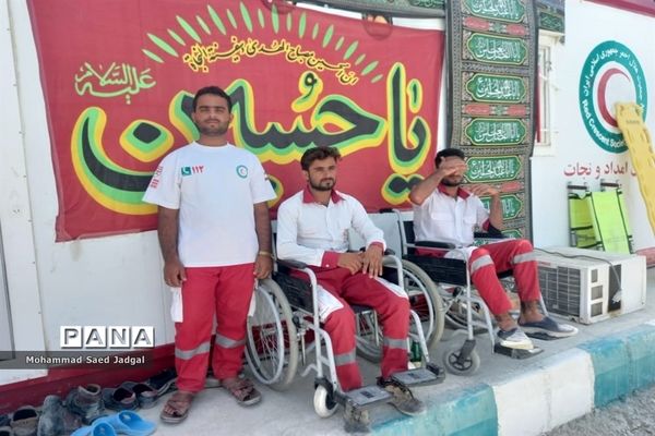 پذیرایی از زائران پاکستانی اربعین در مرز بین‌المللی ریمدان