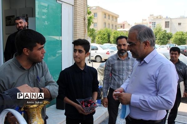 برپایی موکب فرهنگی تربیتی فرزندان حاج قاسم در مناطق آموزشی  استان فارس