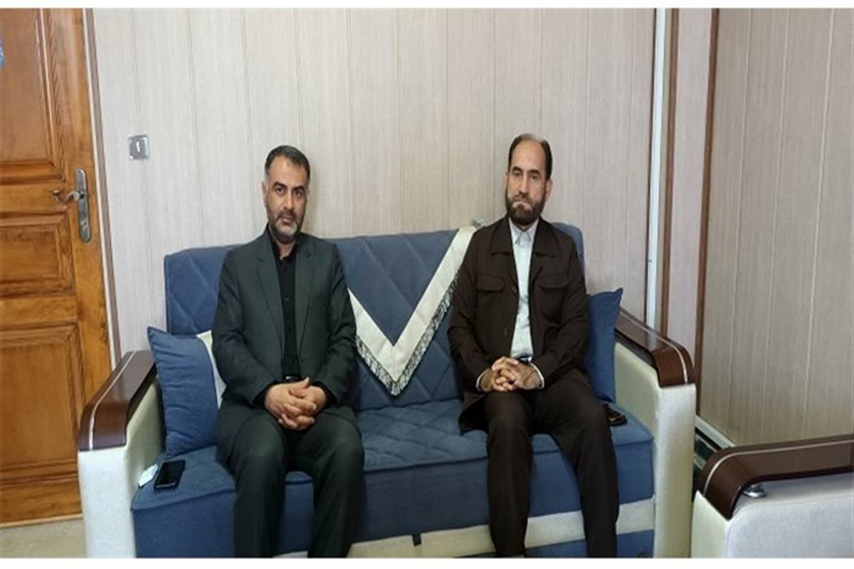 نشست مدیر کل آموزش و پرورش استان اردبیل با فرماندارشهرستان اردبیل