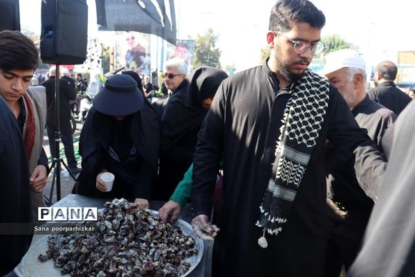 پیاده‌روی جاماندگان اربعین و برپایی موکب فرزندان حاج قاسم