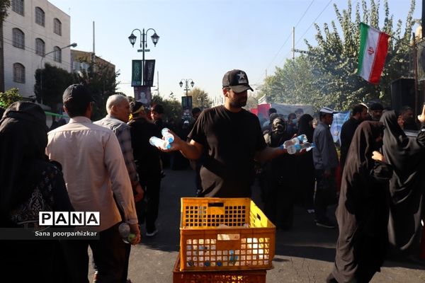 پیاده‌روی جاماندگان اربعین و برپایی موکب فرزندان حاج قاسم