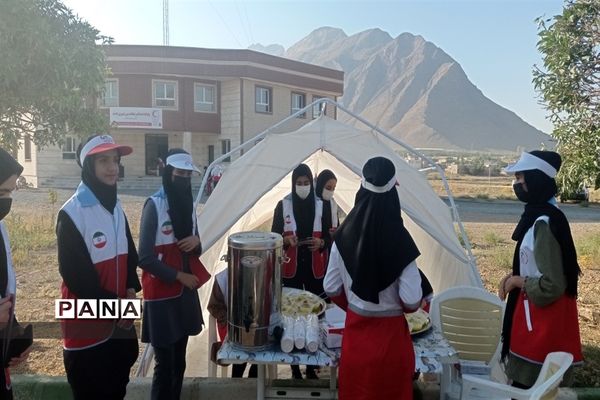 پیاده‌روی جاماندگان اربعین در شهرستان فریدن- استان اصفهان