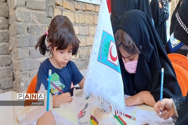 پیاده‌روی جاماندگان اربعین در شهرستان مبارکه استان اصفهان