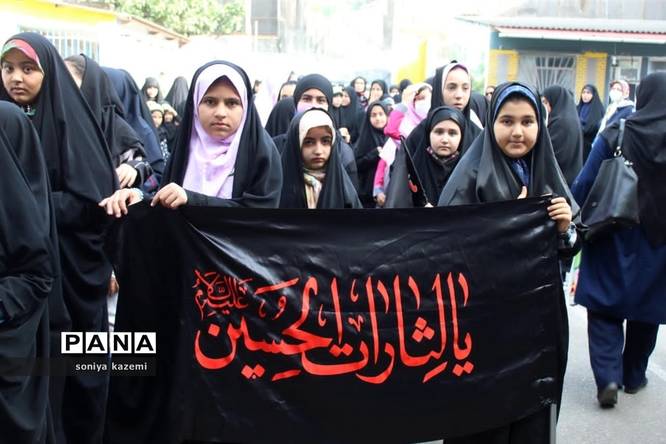 پیادهروی بزرگ اربعین در رکاب زینب شهرستان ساری