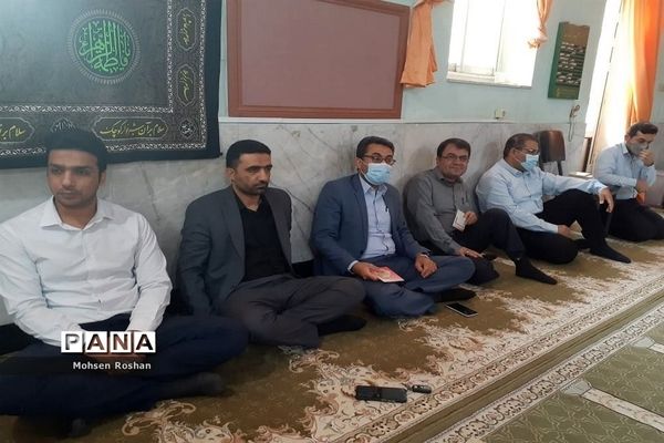 مراسم اربعین حسینی در اداره‌کل آموزش و پرورش استان بوشهر