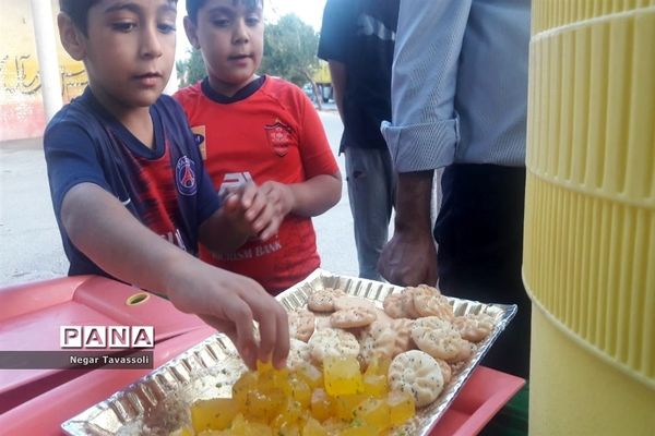 برپایی موکب اربعین حسینی ناحیه چهار شیراز