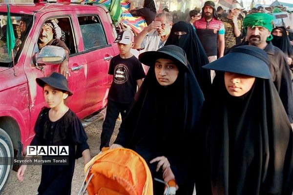 در مسیر بهشت، حضور کودکان و نوجوانان در راهپیمایی اربعین حسینی