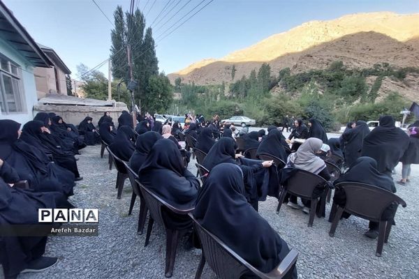 پیاده‌روی جاماندگان اربعین در بلده