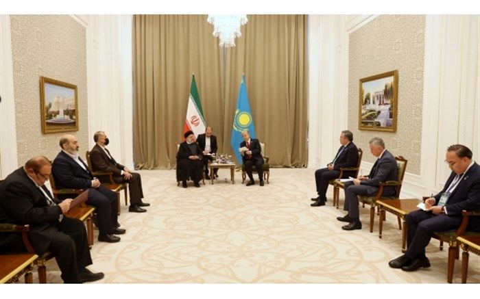 آیت‌الله رئیسی: مصمم به اجرای توافقات صورت گرفته میان ایران و قزاقستان هستیم