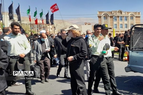 مراسم با شکوه پیاده‌روی جاماندگان اربعین حسینی در شهرستان پردیس