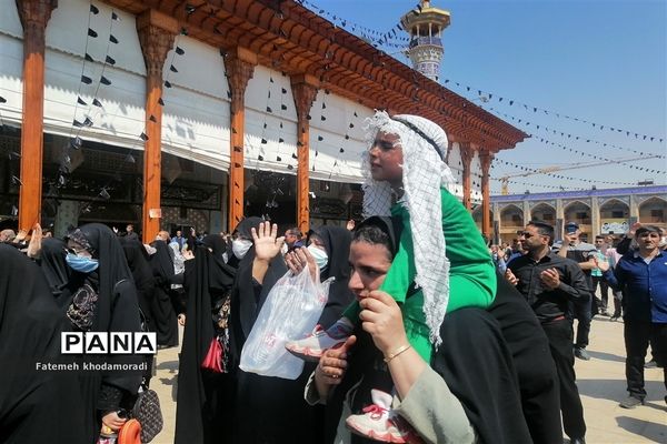 پیاده‌روی جاماندگان اربعین حسینی در شیراز