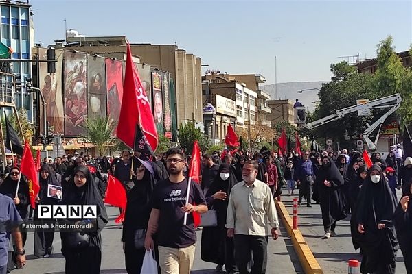 پیاده‌روی جاماندگان اربعین حسینی در شیراز