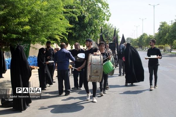 پیاده‌روی دلدادگان اربعین حسینی در بوشهر