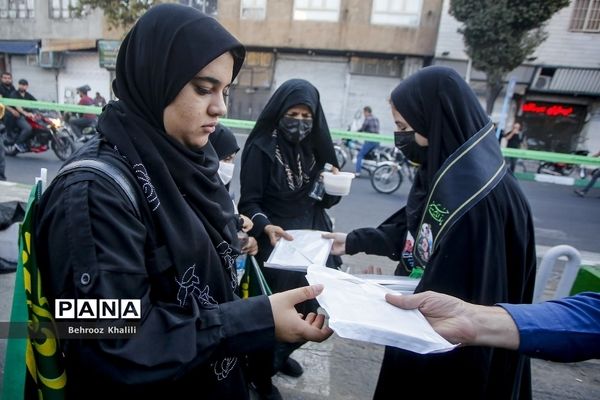 موکب فرزندان حاج قاسم در راهپیمایی اربعین حسینی-تهران