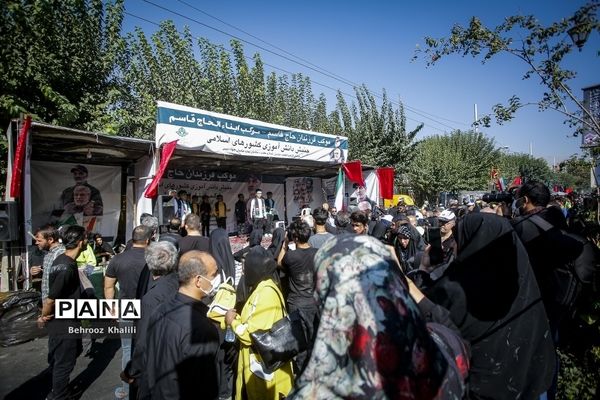 موکب فرزندان حاج قاسم در راهپیمایی اربعین حسینی-تهران