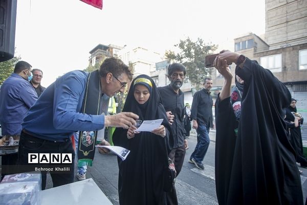 موکب فرزندان حاج قاسم در راهپیمایی اربعین حسینی-تهران