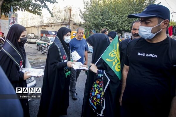 موکب فرزندان حاج قاسم در راهپیمایی اربعین حسینی-تهران