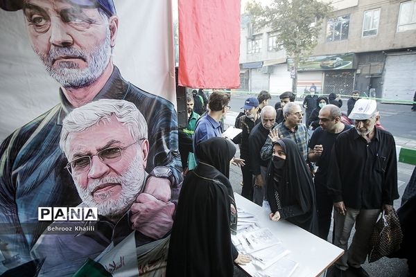 موکب فرزندان حاج قاسم در راهپیمایی اربعین حسینی-تهران