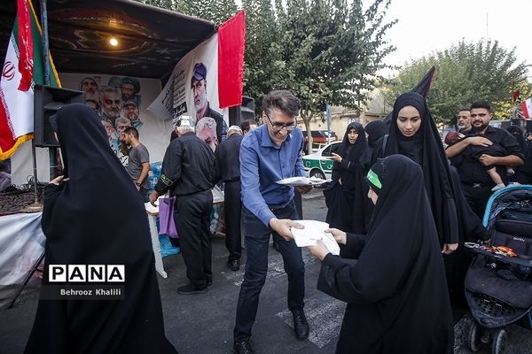 موکب فرزندان حاج قاسم در راهپیمایی اربعین حسینی-تهران