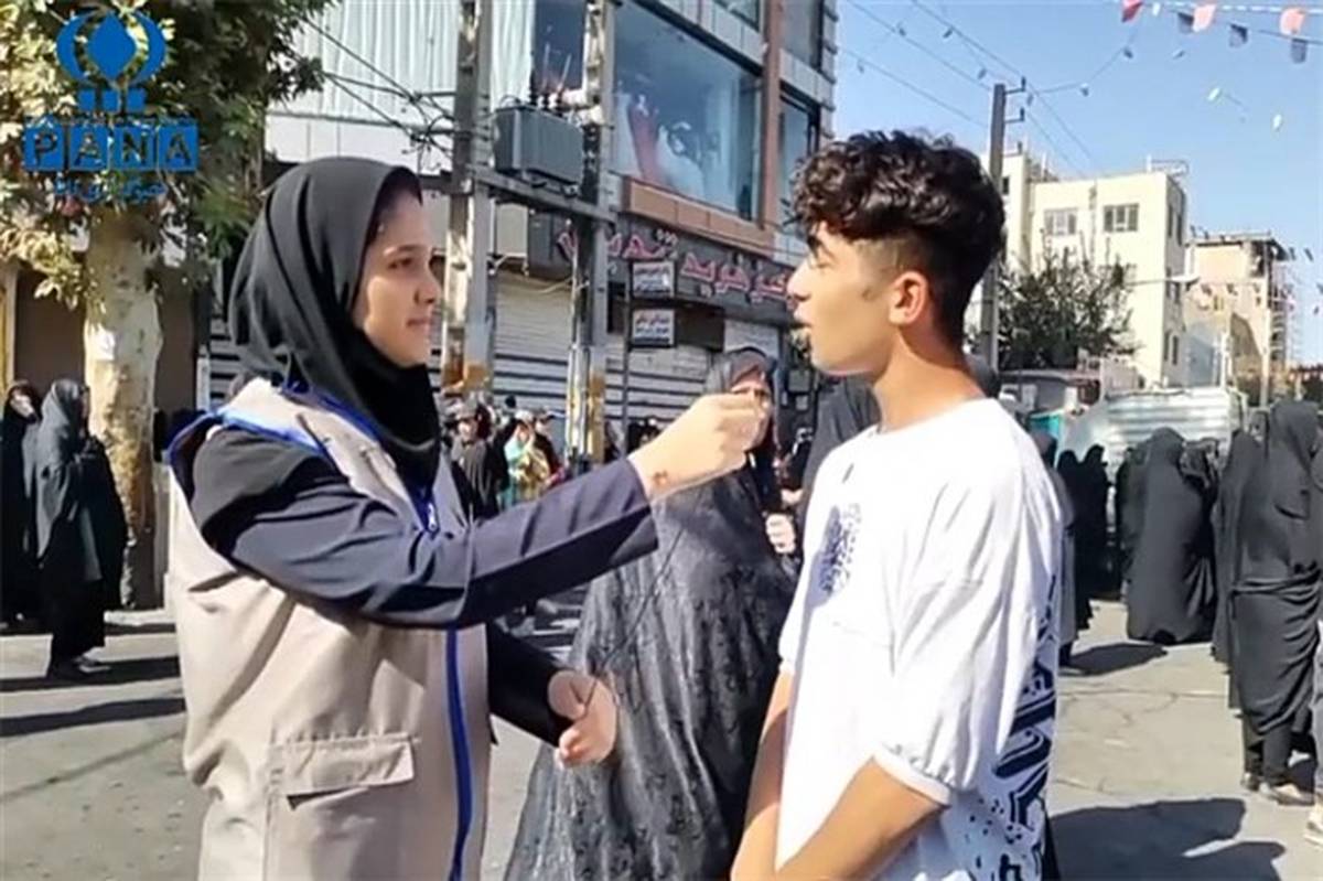 مصاحبه مردمی با جاماندگان پیاده روی اربعین در شهرستان پاکدشت/فیلم
