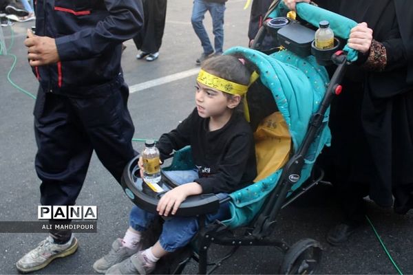 موکب فرزندان حاج قاسم، به همت سازمان دانش‌آموزی شهرستان‌های  تهران