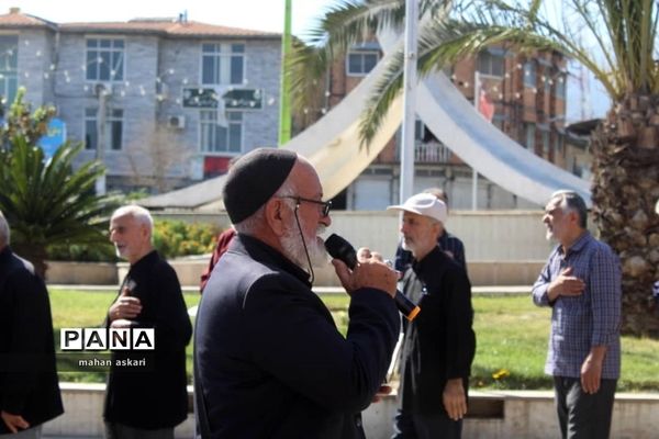 راهپیمایی جاماندگان اربعین در گلوگاه