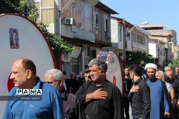 راهپیمایی جاماندگان اربعین در گلوگاه