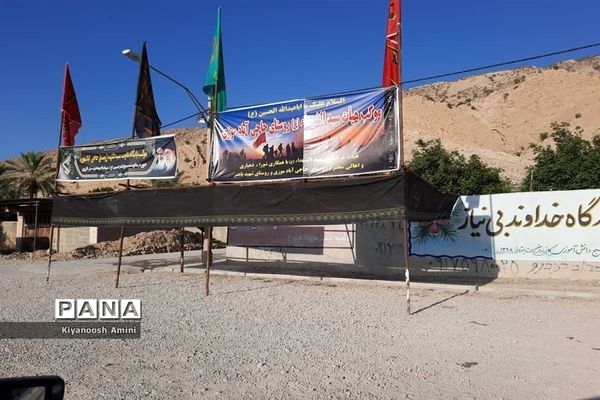 آماده‌سازی موکب جاماندگان اربعین حسینی در کازرون استان فارس