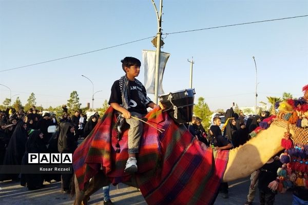 راهپیمایی اربعینی زائران سیدالشهدا(ع) در قم-3