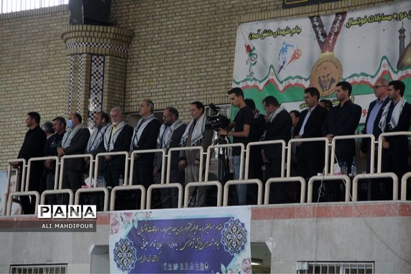 افتتاحیه چهارمین دوره مسابقات فوتسال جام شهدای دانش‌آموز، یادواره شهید حاج قاسم سلیمانی
