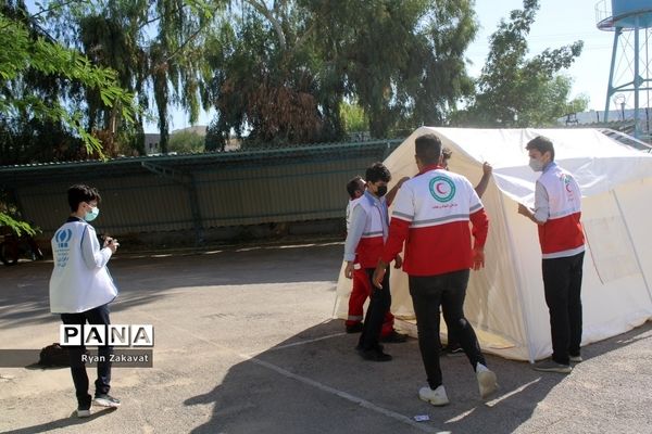 بیست و چهارمین مانور سراسری زلزله و ایمنی مدارس در بوشهر