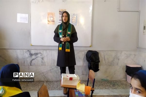 بیست و چهارمین مانور سراسری زلزله و ایمنی مدارس در آموزشگاه مختارنامه یک