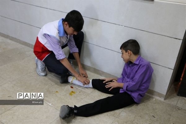 بیست و چهارمین مانور زلزله و ایمنی مدارس در شهرضا