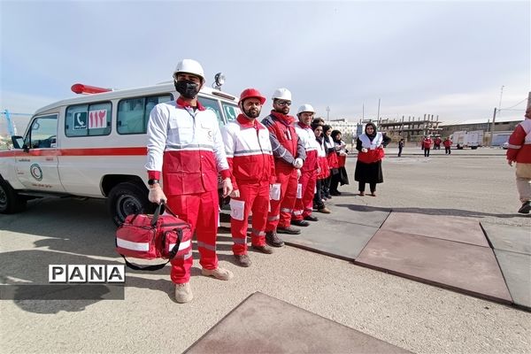 مانور بزرگ امداد و نجات در شهرستان قدس