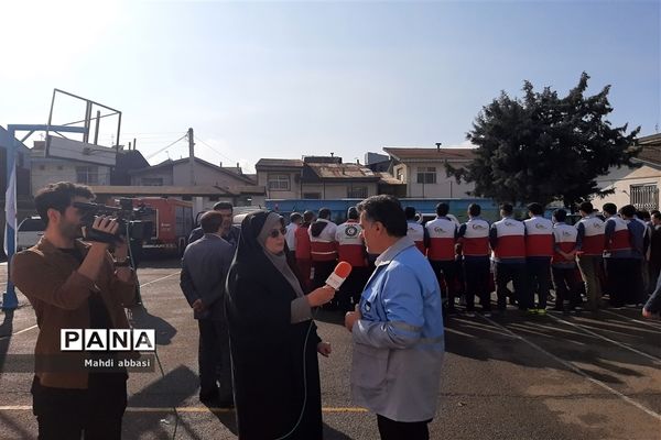 برگزاری مانور زلزله و ایمنی در مدارس استان گیلان