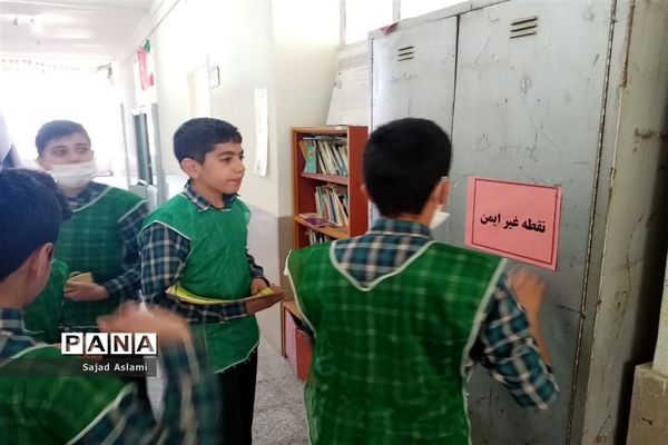 بیست و چهارمین مانور سراسری زلزله و ایمنی مدارس در اقلید استان فارس