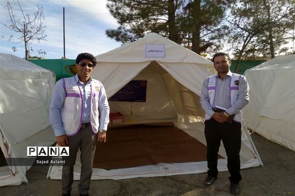 بیست و چهارمین مانور سراسری زلزله و ایمنی مدارس در اقلید استان فارس