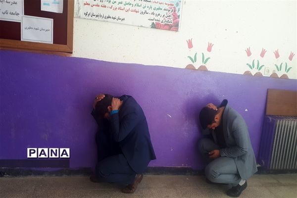 بیست و چهارمین مانور سراسری زلزله و ایمنی در مدارس ابرکوه