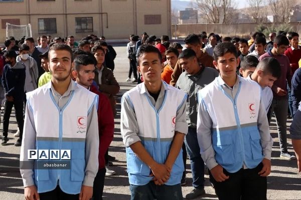 برگزاری مانور سراسری زلزله درمدارس شهرستان فیروزکوه