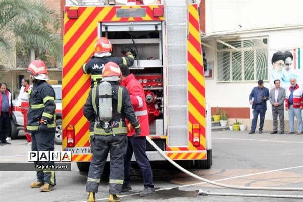 ‌مانور سراسری زلزله در شهرستان بابل