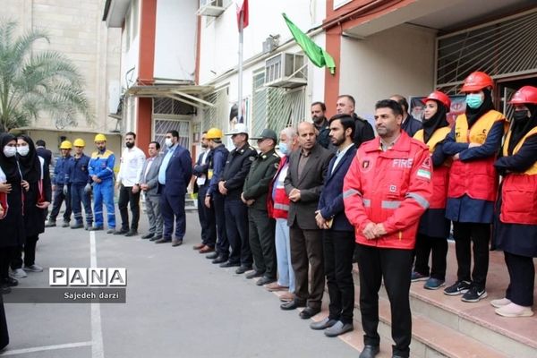 ‌مانور سراسری زلزله در شهرستان بابل