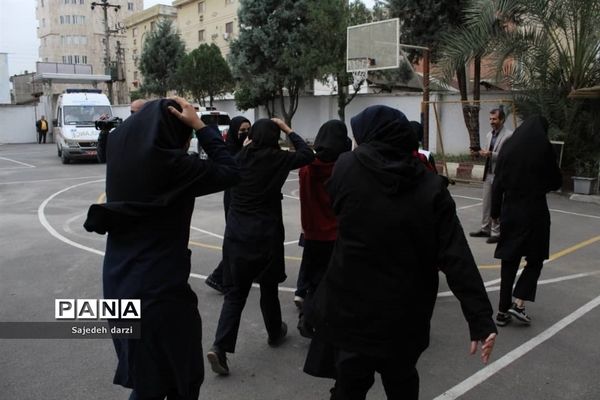 ‌مانور سراسری زلزله در شهرستان بابل